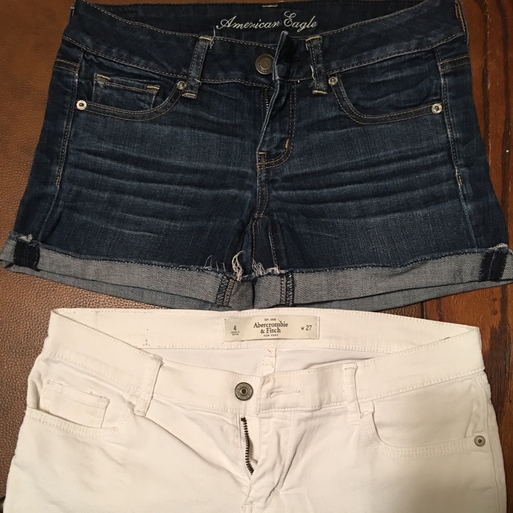 Abercrombie & Fitch, American eagle size 4 shorts